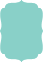 Turquoise<br>Retro Card<br>3 <small>1/2</small> x 5<br>25/pk