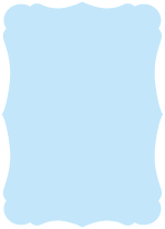 Baby Blue<br>Victorian Card<br>3 <small>1/2</small> x 5<br>25/pk