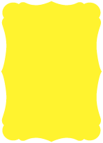 Bright Yellow<br>Victorian Card<br>3 <small>1/2</small> x 5<br>25/pk