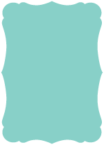 Turquoise<br>Victorian Card<br>3 <small>1/2</small> x 5<br>25/pk