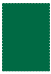 Felt Green<br>Scallop Card<br>4 <small>1/4</small> x 5 <small>1/2</small><br>25/pk