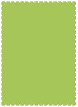 Leaf Green<br>Scallop Card<br>4 <small>1/4</small> x 5 <small>1/2</small><br>25/pk