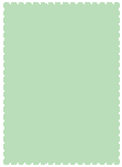 Pale Green<br>Scallop Card<br>4 <small>1/4</small> x 5 <small>1/2</small><br>25/pk