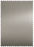 Metallic Pewter<br>Scallop Card<br>4 <small>1/4</small> x 5 <small>1/2</small><br>25/pk