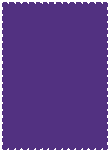 Purple<br>Scallop Card<br>4 <small>1/4</small> x 5 <small>1/2</small><br>25/pk