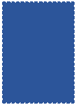 Royal Blue<br>Scallop Card<br>4 <small>1/4</small> x 5 <small>1/2</small><br>25/pk