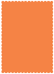 Tangerine<br>Scallop Card<br>4 <small>1/4</small> x 5 <small>1/2</small><br>25/pk