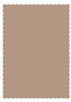 Taupe Brown<br>Scallop Card<br>4 <small>1/4</small> x 5 <small>1/2</small><br>25/pk