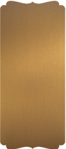 Stardream Antique Gold<br>Double Bracket Card<br>4 x 9 <small>1/4</small><br>25/pk
