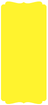 Bright Yellow<br>Double Bracket Card<br>4 x 9 <small>1/4</small><br>25/pk