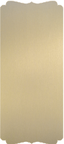 Metallic Gold Leaf<br>Double Bracket Card<br>4 x 9 <small>1/4</small><br>25/pk