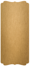 Natural Kraft<br>Double Bracket Card<br>4 x 9 <small>1/4</small><br>25/pk