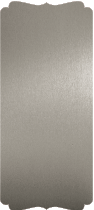 Metallic Pewter<br>Double Bracket Card<br>4 x 9 <small>1/4</small><br>25/pk