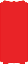 Scarlet Linen<br>Double Bracket Card<br>4 x 9 <small>1/4</small><br>25/pk