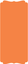 Tangerine<br>Double Bracket Card<br>4 x 9 <small>1/4</small><br>25/pk