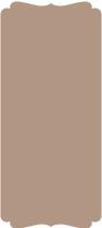 Taupe Brown<br>Double Bracket Card<br>4 x 9 <small>1/4</small><br>25/pk