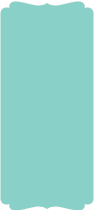 Turquoise<br>Double Bracket Card<br>4 x 9 <small>1/4</small><br>25/pk