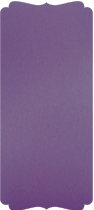 Metallic Violet<br>Double Bracket Card<br>4 x 9 <small>1/4</small><br>25/pk