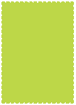 Apple Green<br>Scallop Card<br>5 x 7<br>25/pk