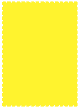 Bright Yellow<br>Scallop Card<br>5 x 7<br>25/pk