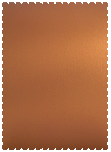 Stardream Copper<br>Scallop Card<br>5 x 7<br>25/pk