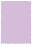 Lavender<br>Scallop Card<br>5 x 7<br>25/pk