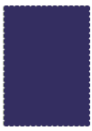 Marine Blue<br>Scallop Card<br>5 x 7<br>25/pk
