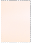 Stardream Peach<br>Scallop Card<br>5 x 7<br>25/pk