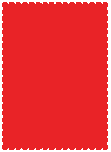 Scarlet Linen<br>Scallop Card<br>5 x 7<br>25/pk
