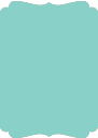Turquoise<br>Double Bracket Card<br>5 x 7<br>25/pk