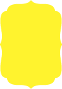 Bright Yellow<br>Retro Card<br>5 x 7<br>25/pk