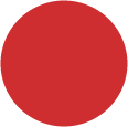 Red<br>Circle Card 4 <small>1/4</small> inch<br>25/pk