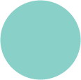Turquoise<br>Circle Card 4 <small>1/4</small> inch<br>25/pk