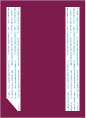 Burgundy Linen<br>Backing Card with Liner<br>5 <small>1/4</small> x 7 <small>1/4</small><br>25/pk