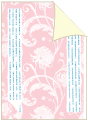 Chrysanthemum Pink/Snow<br>Backing Card with Liner<br>5 <small>1/4</small> x 7 <small>1/4</small><br>25/pk