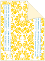 Damask Gold/Linen Ivory<br>Backing Card with Liner<br>5 <small>1/4</small> x 7 <small>1/4</small><br>25/pk