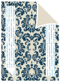 Damask Navy/Beige<br>Backing Card with Liner<br>5 <small>1/4</small> x 7 <small>1/4</small><br>25/pk