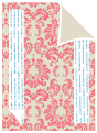 Damask Red/Beige<br>Backing Card with Liner<br>5 <small>1/4</small> x 7 <small>1/4</small><br>25/pk