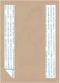 Desert Storm<br>Backing Card with Liner<br>5 <small>1/4</small> x 7 <small>1/4</small><br>25/pk