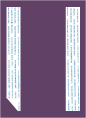 Eggplant<br>Backing Card with Liner<br>5 <small>1/4</small> x 7 <small>1/4</small><br>25/pk