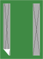 Holiday Green<br>Backing Card with Liner<br>5 <small>1/4</small> x 7 <small>1/4</small><br>25/pk