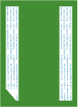 Leaf Green<br>Backing Card with Liner<br>5 <small>1/4</small> x 7 <small>1/4</small><br>25/pk
