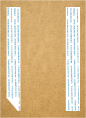 Natural Kraft<br>Backing Card with Liner<br>5 <small>1/4</small> x 7 <small>1/4</small><br>25/pk