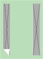 Pale Green<br>Backing Card with Liner<br>5 <small>1/4</small> x 7 <small>1/4</small><br>25/pk
