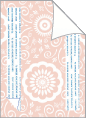 Petula Blush/Quartz<br>Backing Card with Liner<br>5 <small>1/4</small> x 7 <small>1/4</small><br>25/pk