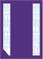 Purple Linen<br>Backing Card with Liner<br>5 <small>1/4</small> x 7 <small>1/4</small><br>25/pk