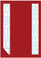 Red<br>Backing Card with Liner<br>5 <small>1/4</small> x 7 <small>1/4</small><br>25/pk