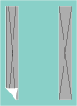 Turquoise<br>Backing Card with Liner<br>5 <small>1/4</small> x 7 <small>1/4</small><br>25/pk