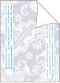 Venezia Lilac/Quartz<br>Backing Card with Liner<br>5 <small>1/4</small> x 7 <small>1/4</small><br>25/pk