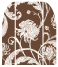 Chrysanthemum Bronze/Beige<br>Gatefold Invitation<br>3 <small>7/8</small> x 9<br>10/pk